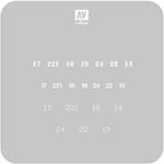 055-706397 - 1/35 - Schablone, sowjetische Nummern, WWII, Teil 1